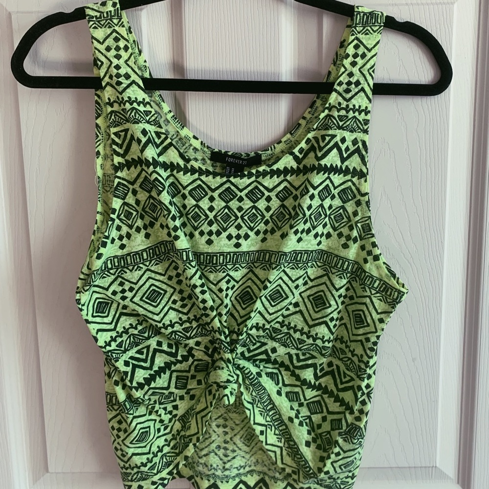 Neon tribal tank